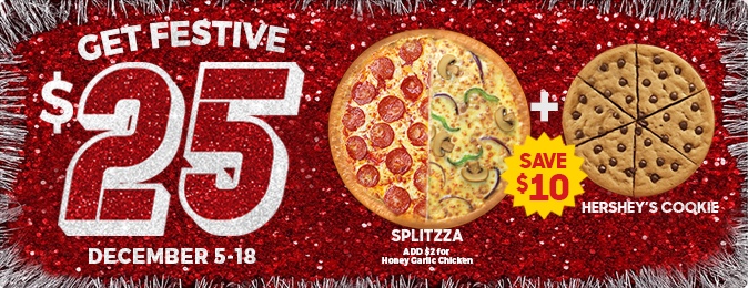 SPLITZZA + HERSHEY S CHOCOLATE CHIP COOKIE